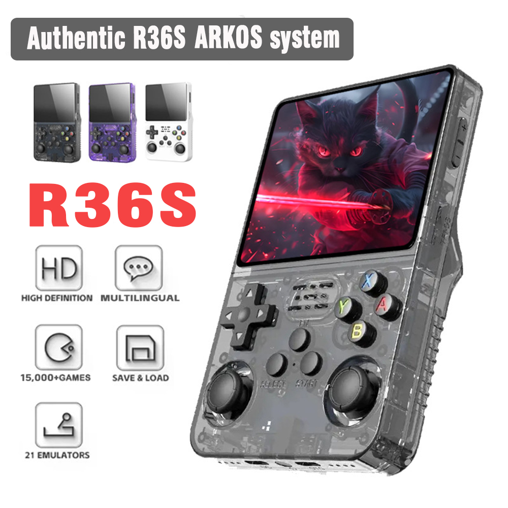 Gaming Console Handheld Android - ARKOS R36S Retro Handheld Game Console