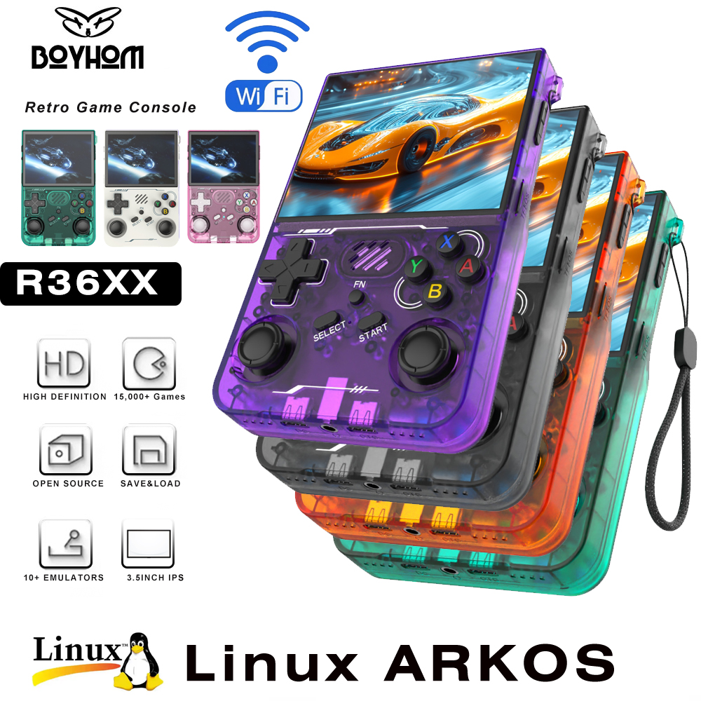 Gaming Console Linux - BOYHOM New R36XX Retro Handheld Console