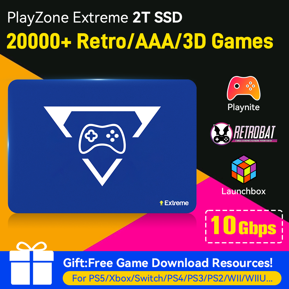 Gaming Console In Chinese - 2TB Gaming Emulation Hard Drive With