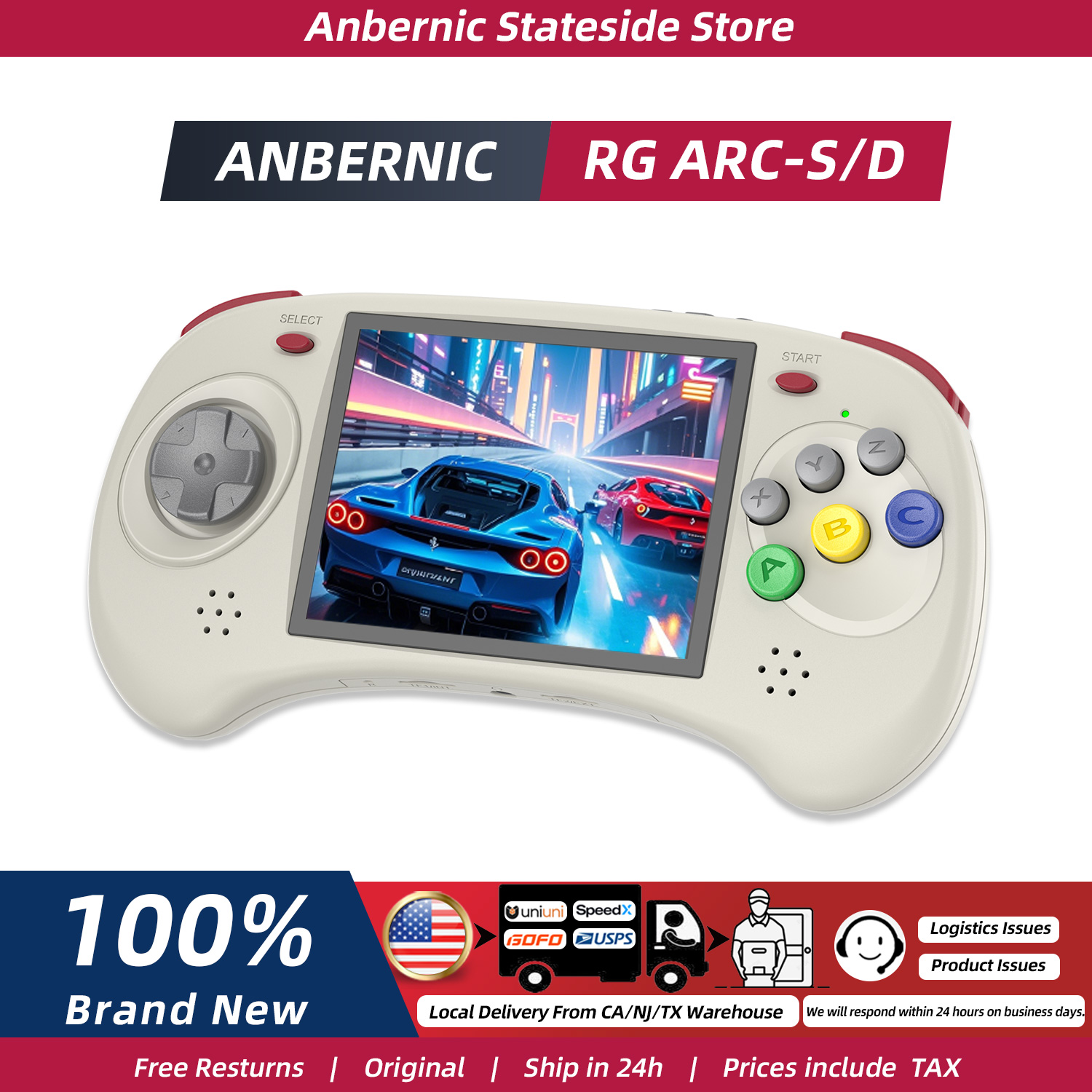 Gaming Console Handheld Android - ANBERNIC RG ARC-D RG ARC-S Retro