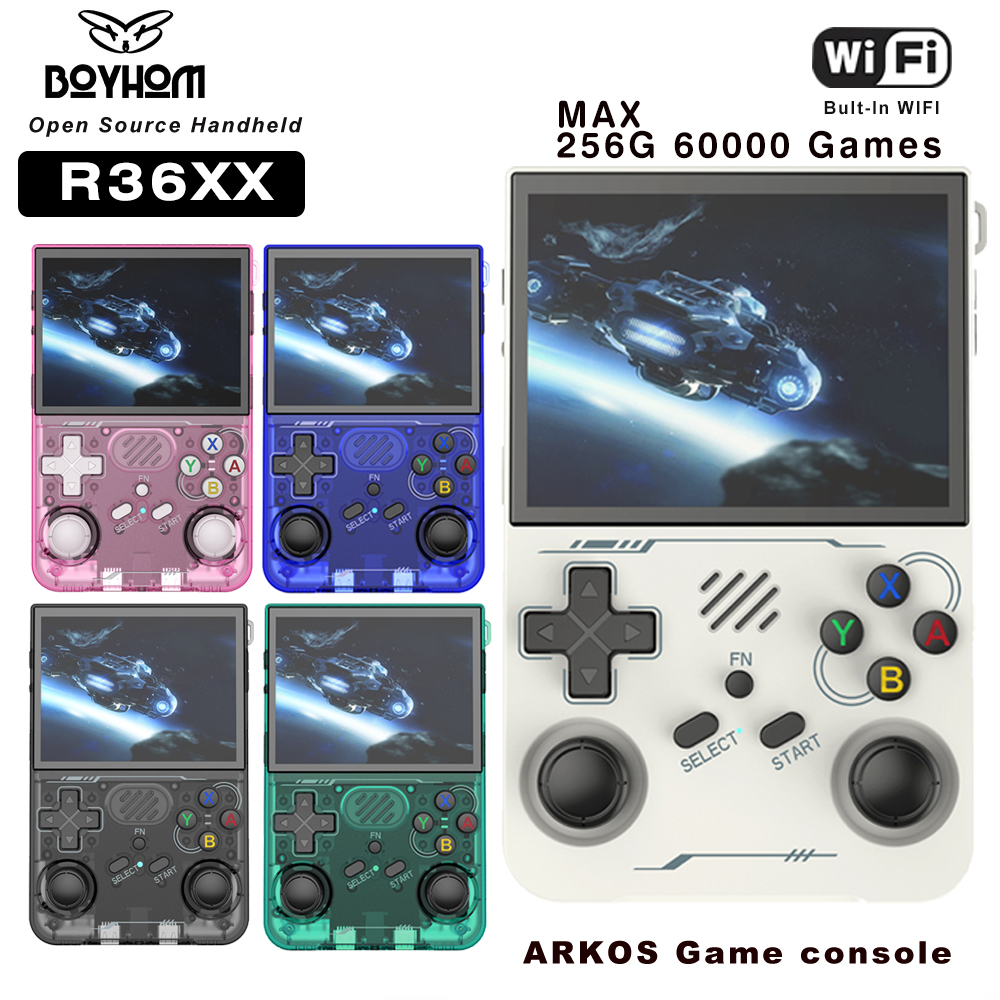 Gaming Console Linux - BOYHOM R36XX Hand-held Consoles Video Games