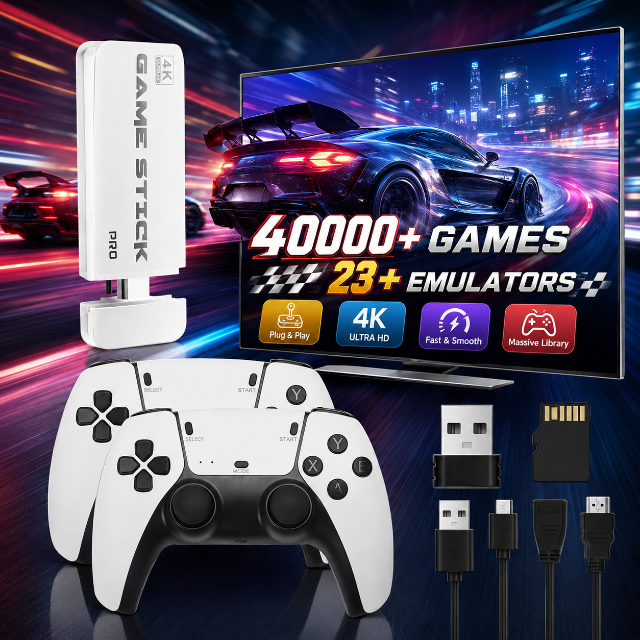 Gaming Console In Chinese - M15 Ultra Retro Game Console 64GB