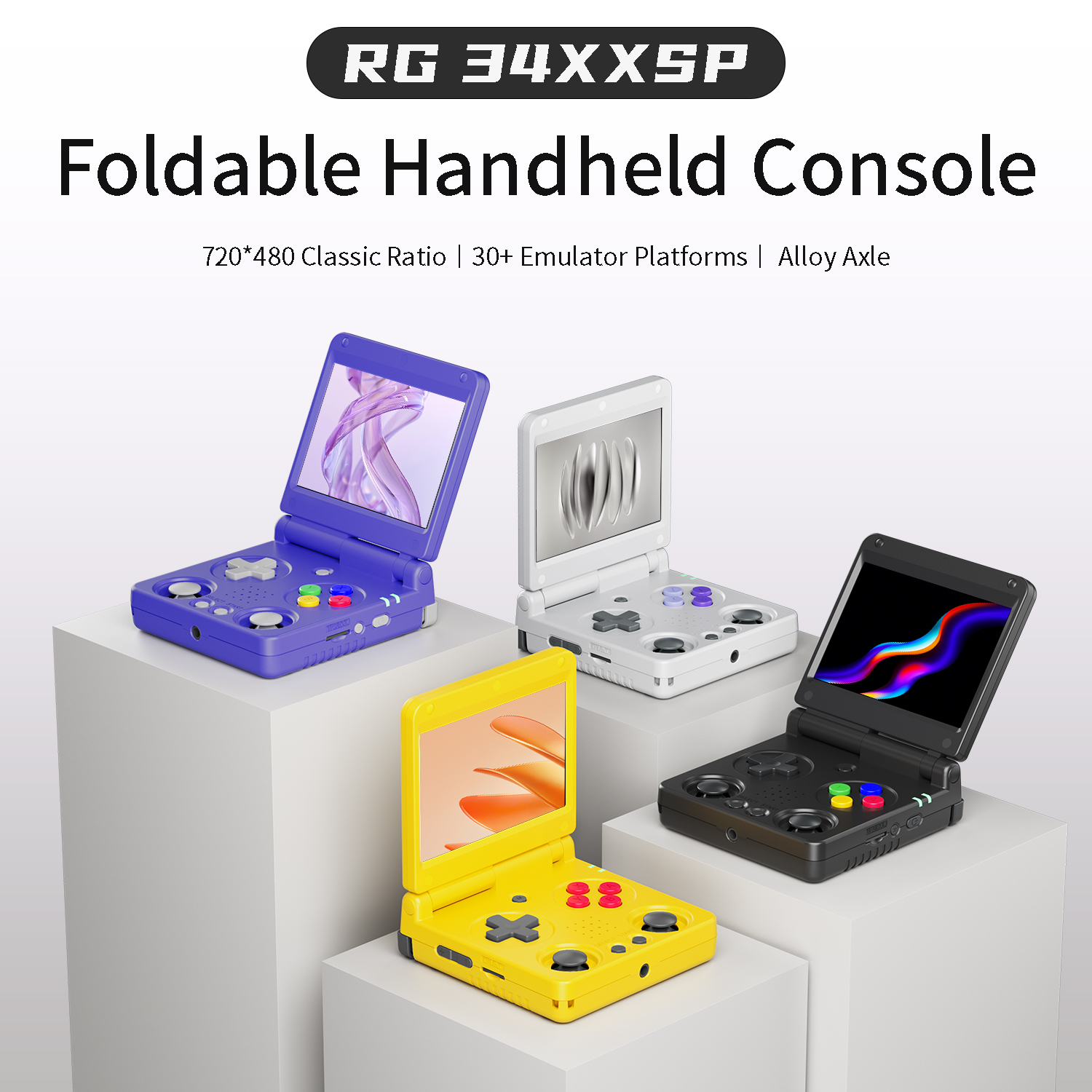 Anbernic RG34XXSP RG35XXSP Fli - Gaming Console Linux のレビューと価格