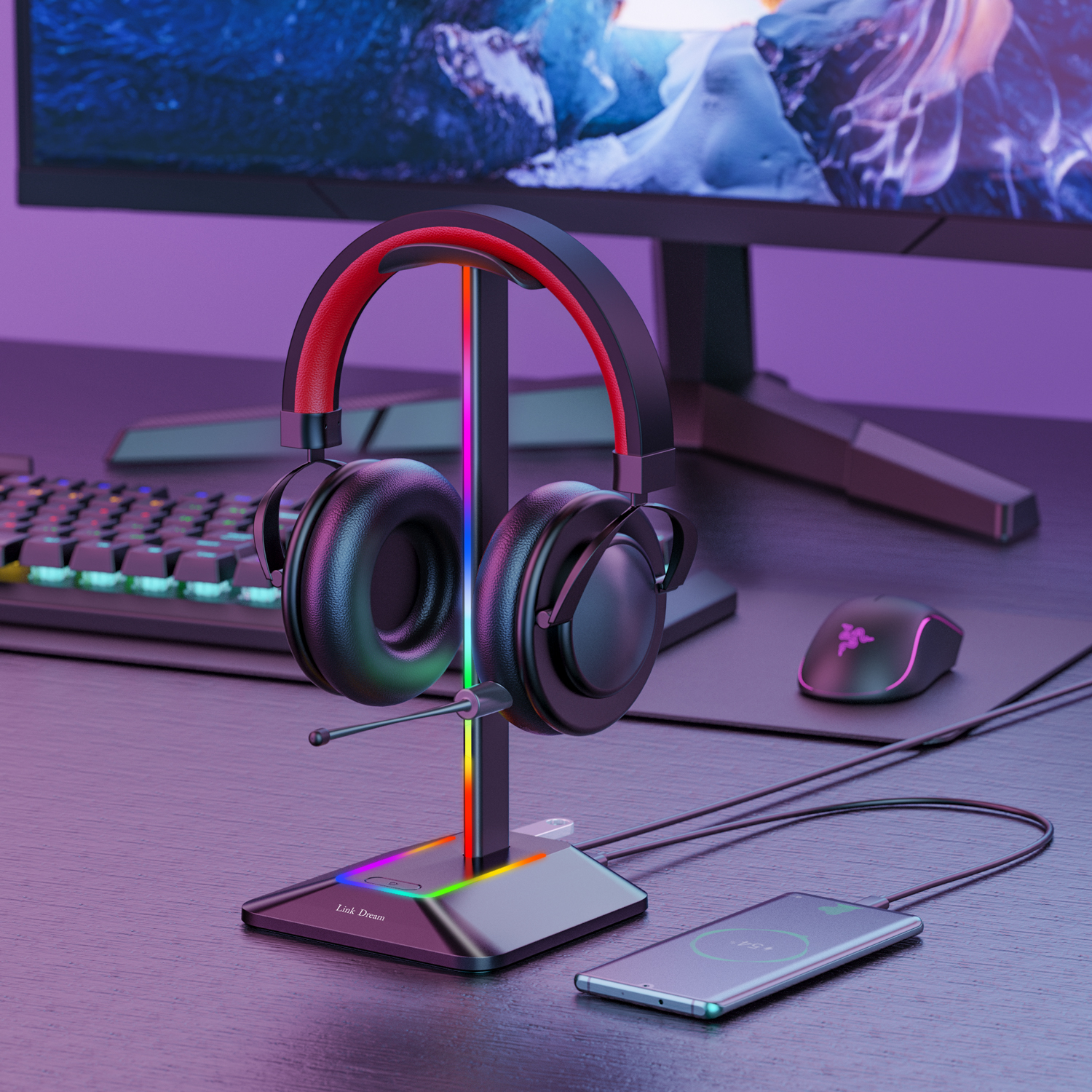 New Bee Z8 RGB Headphones Stan - Headset Gaming Console のレビューと価格