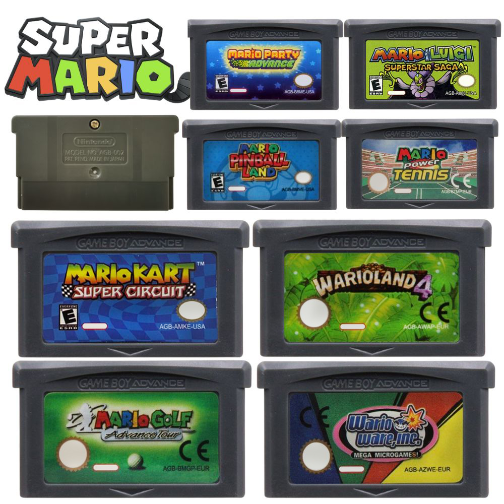 GBA Game Cartridge 32-Bit Vide - Gaming Console Mario のレビューと価格