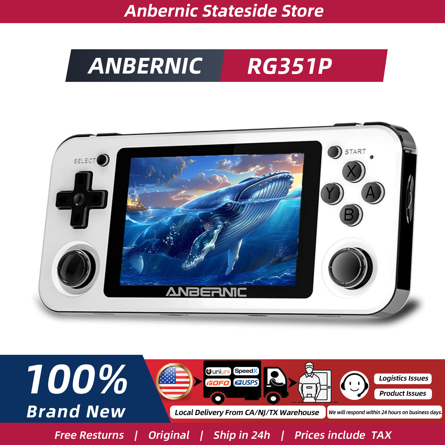 ANBERNIC RG351P Handheld Retro - Gaming Console Handheld Android のレビューと価格