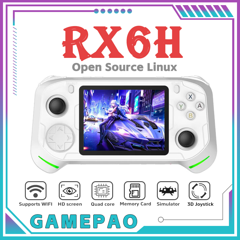 Open Source RX6H Retro Handhel - Gaming Console Linux のレビューと価格