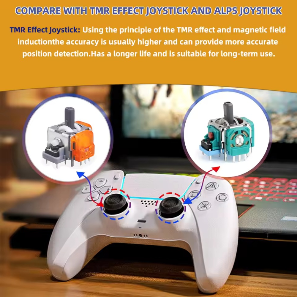 2-10Pcs Replacement TMR Effect - Gaming Console Tv Stick のレビューと価格
