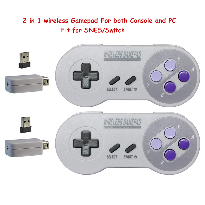 2.4G Purple Game Controller Jo - Gaming Console Mario のレビューと価格