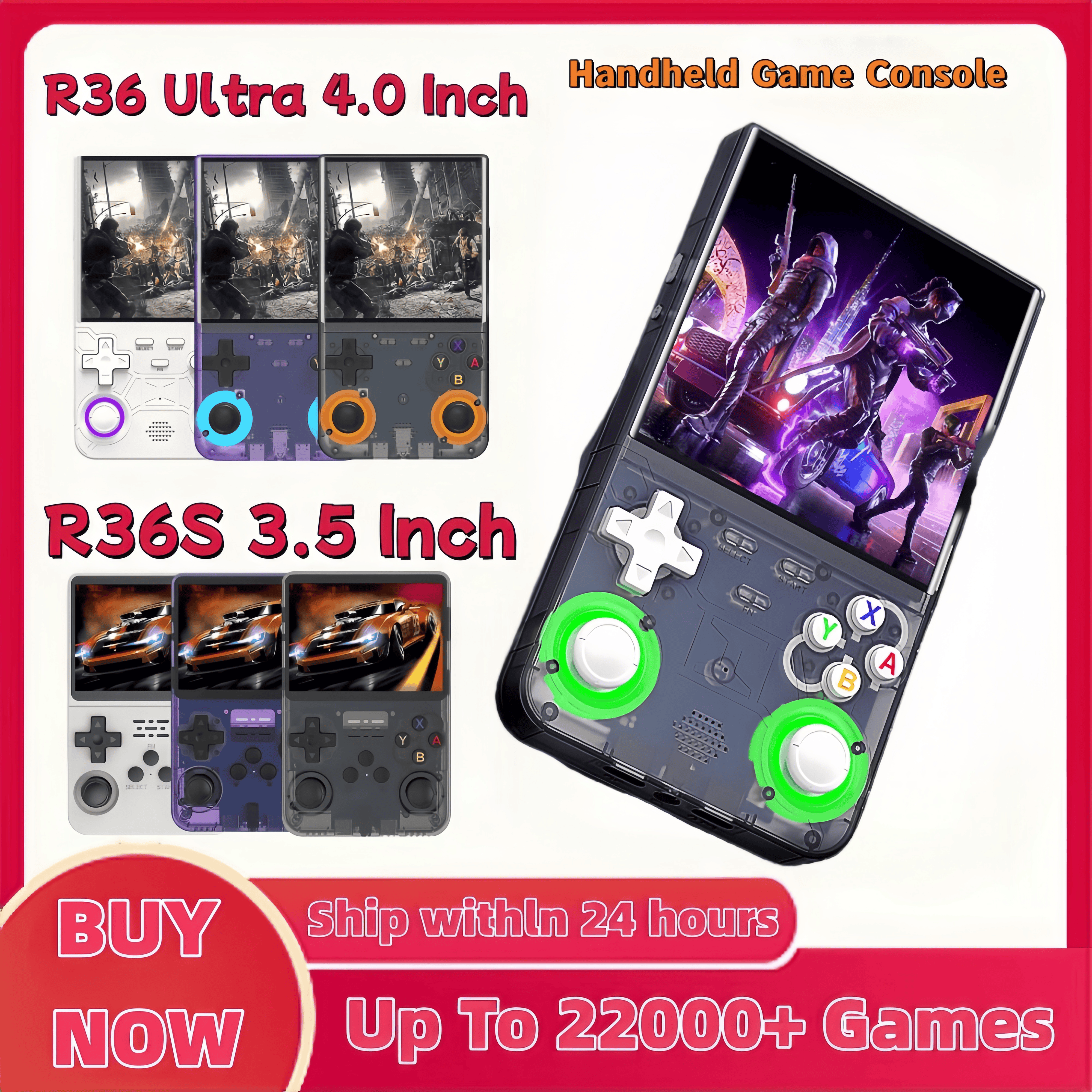 R36S Retro R36 Ultra Handheld  - Gaming Console Linux のレビューと価格
