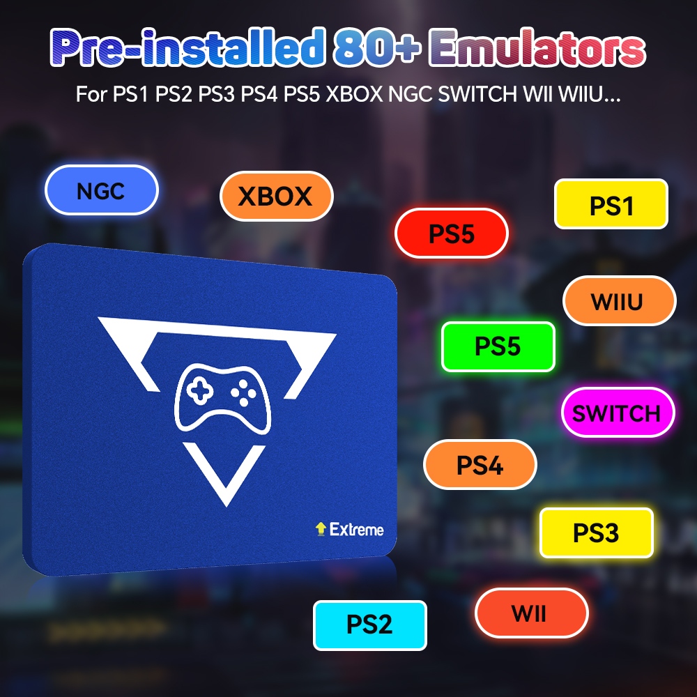 2TB Gaming Emulation Hard Driv - Gaming Console In Chinese のレビューと価格