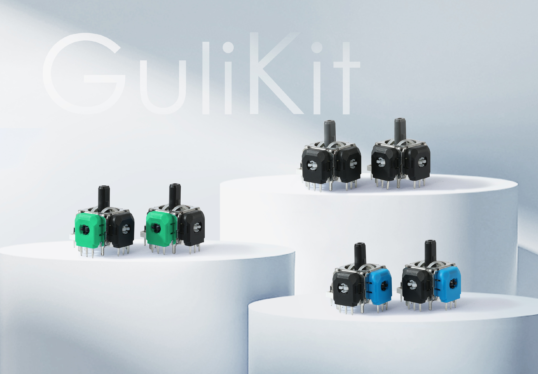 10 Pairs GuliKit TMR Joystick  - Gaming Console Tv Stick のレビューと価格