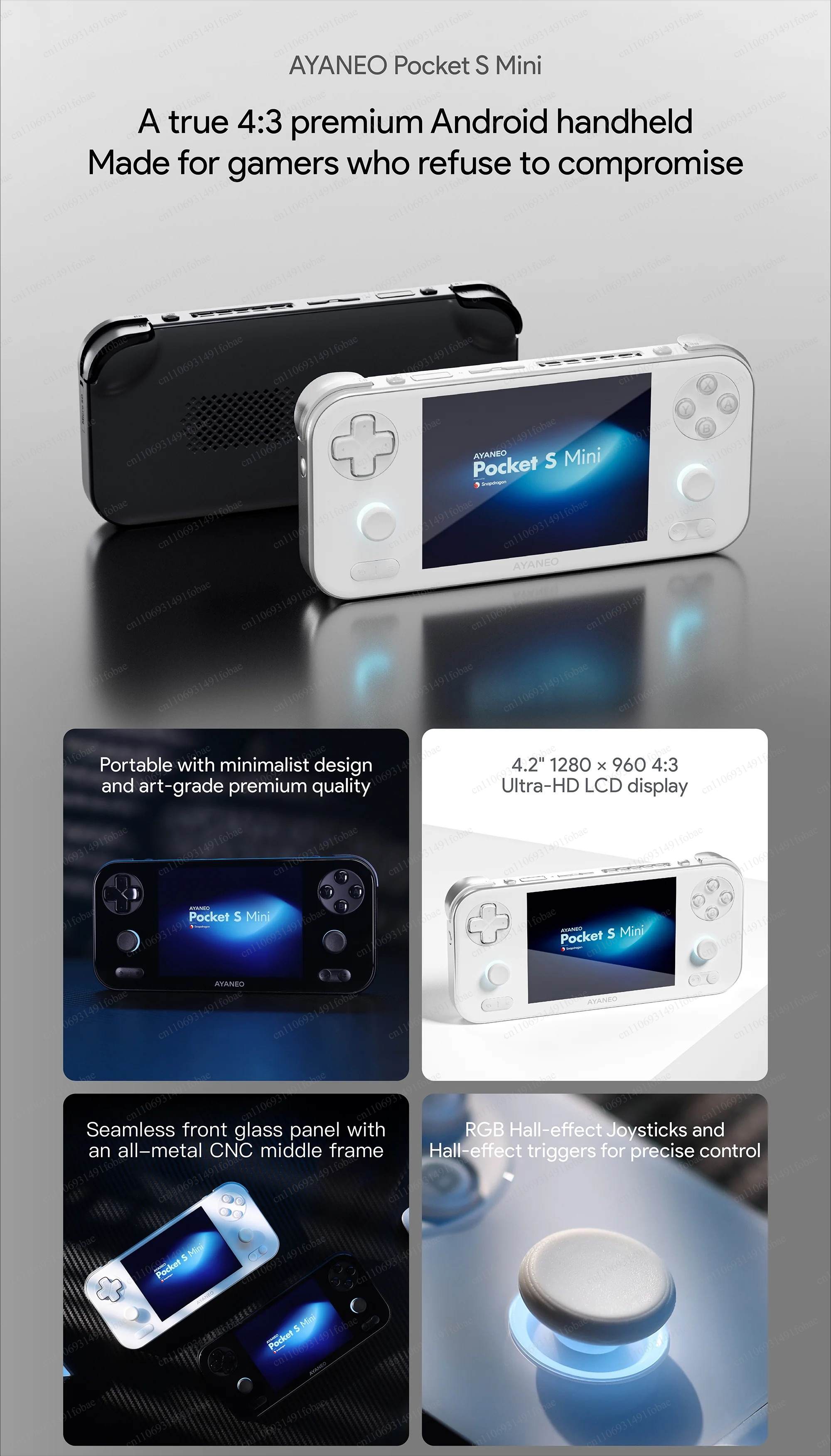 AYANEO Pocket S Mini Retro Han - Gaming Console Handheld Android のレビューと価格