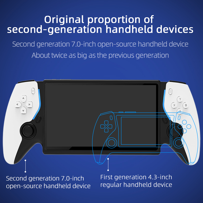 HC8000 Retro Gaming Handheld 7 - Gaming Console Linux のレビューと価格