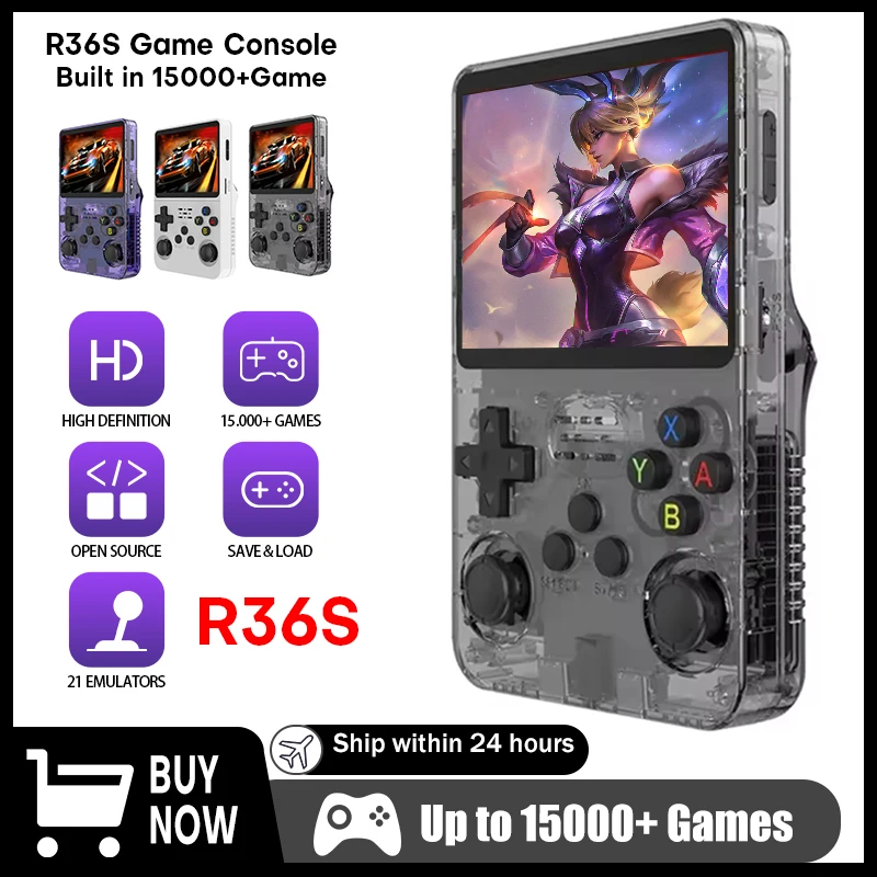 R36S Retro Handheld Video Game - Gaming Console Linux のレビューと価格