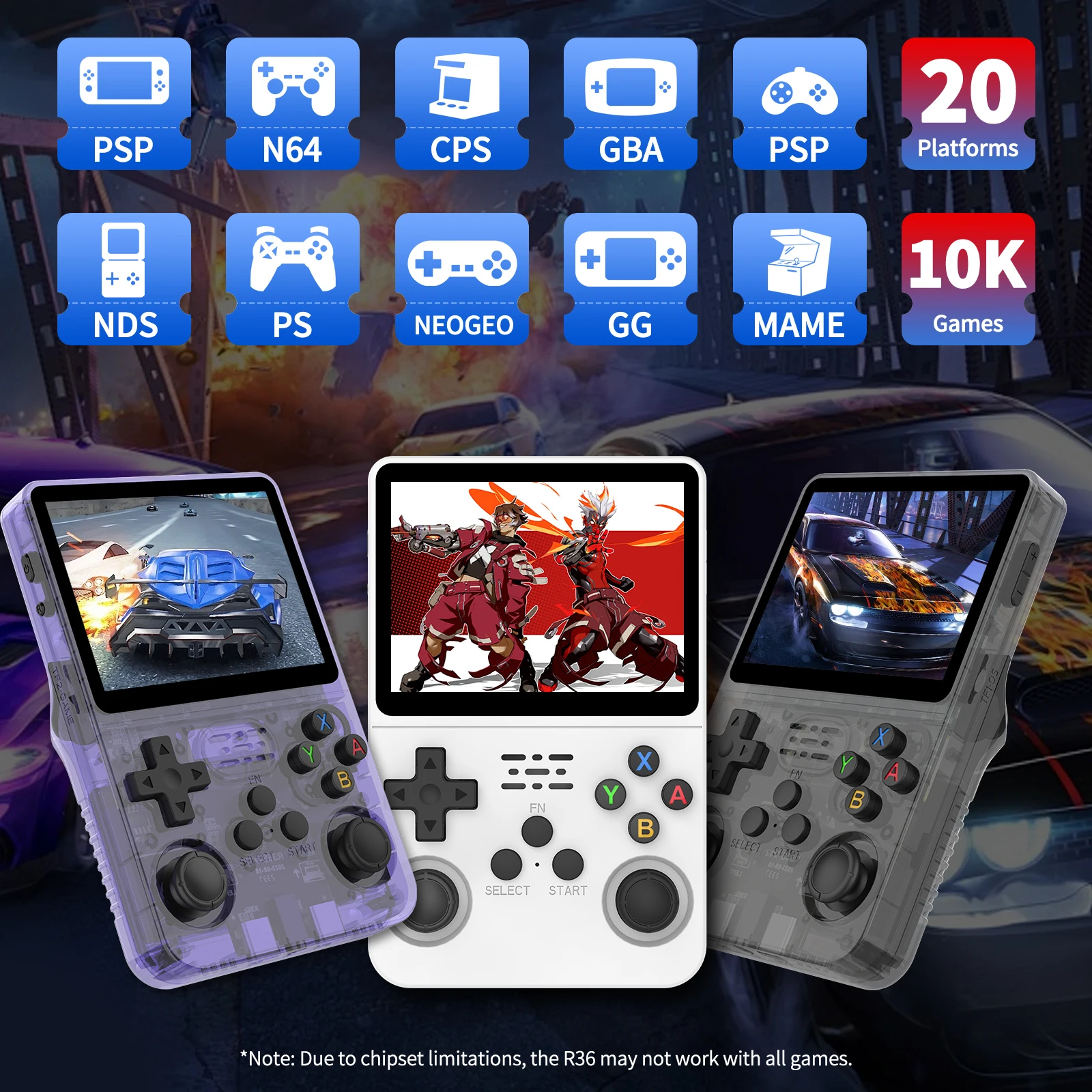 R36S Retro Handheld Video Game - Gaming Console Linux のレビューと価格