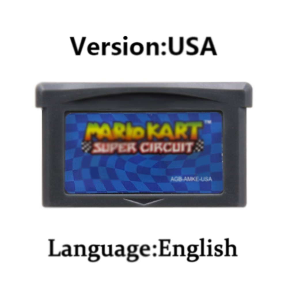 GBA Game Cartridge 32 Bit Vide - Gaming Console Mario のレビューと価格
