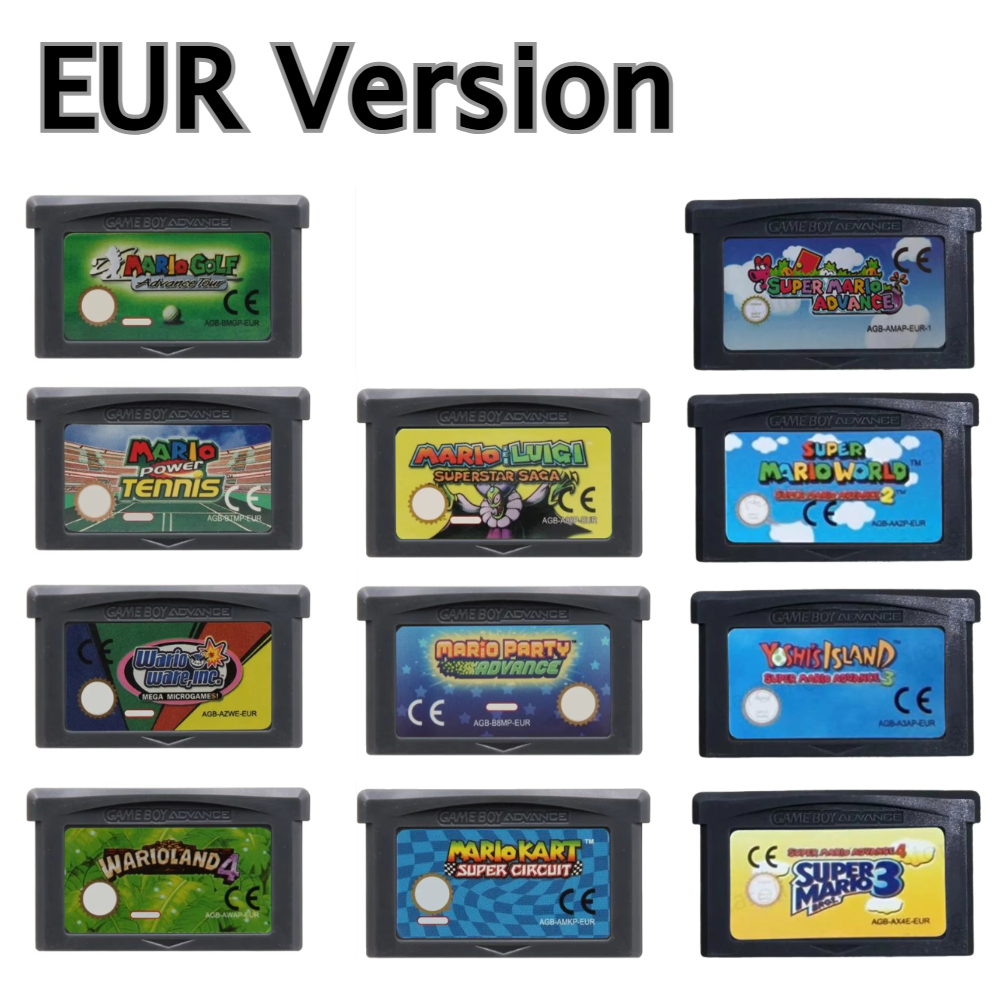 USA/EUR 32 Bit GBA Game Cartri - Gaming Console Mario のレビューと価格