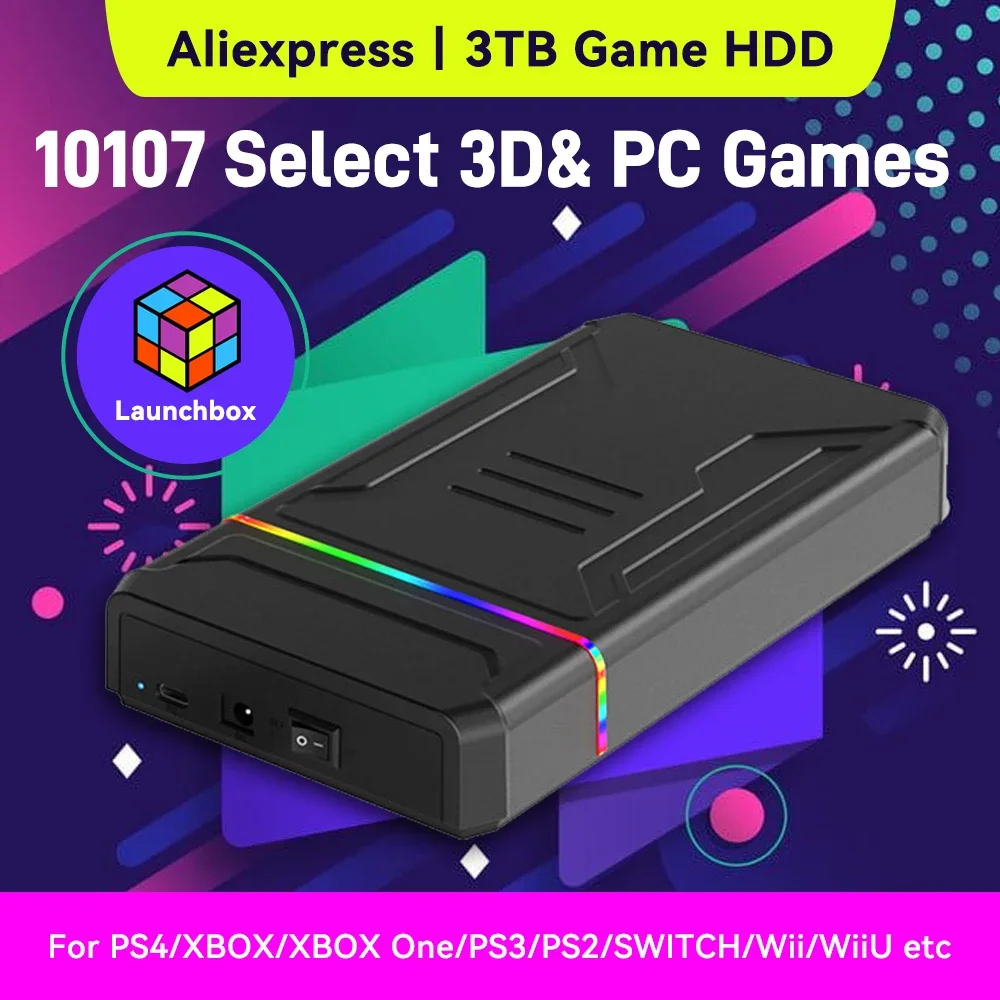 3TB Launchbox Portable Gaming  - Gaming Console Xbox One のレビューと価格
