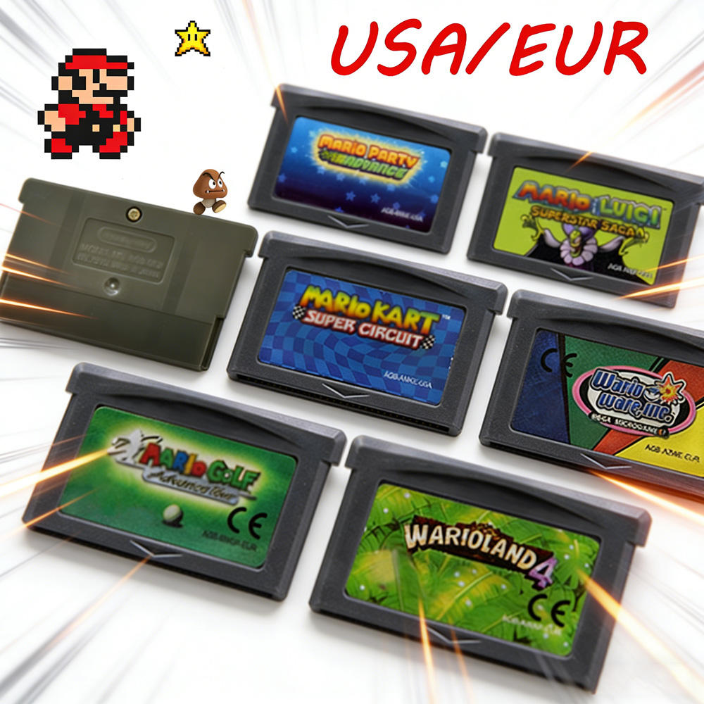 GBA Game Cartridge 32 Bit Vide - Gaming Console Mario のレビューと価格