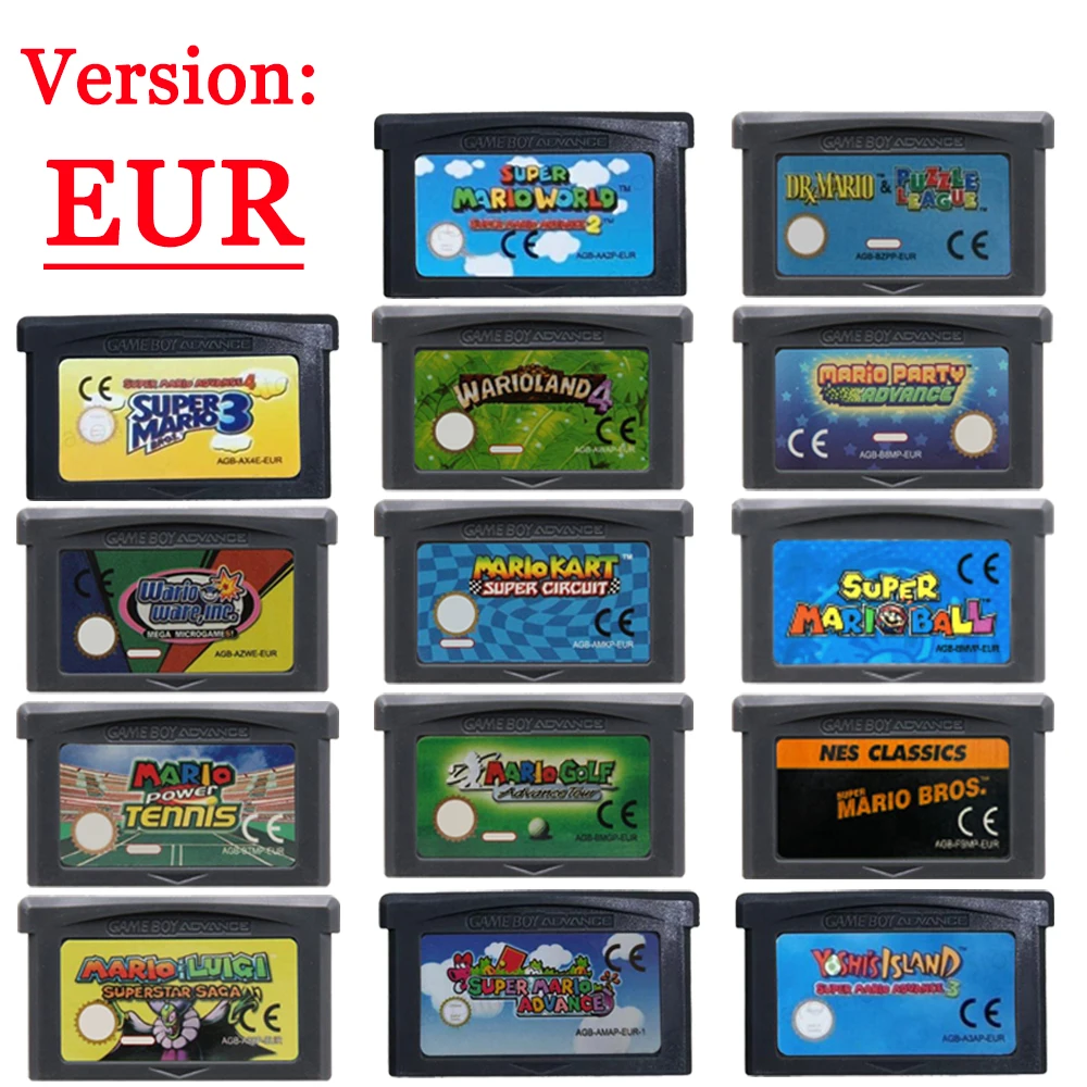 GBA Game Cartridge 32 Bit Vide - Gaming Console Mario のレビューと価格