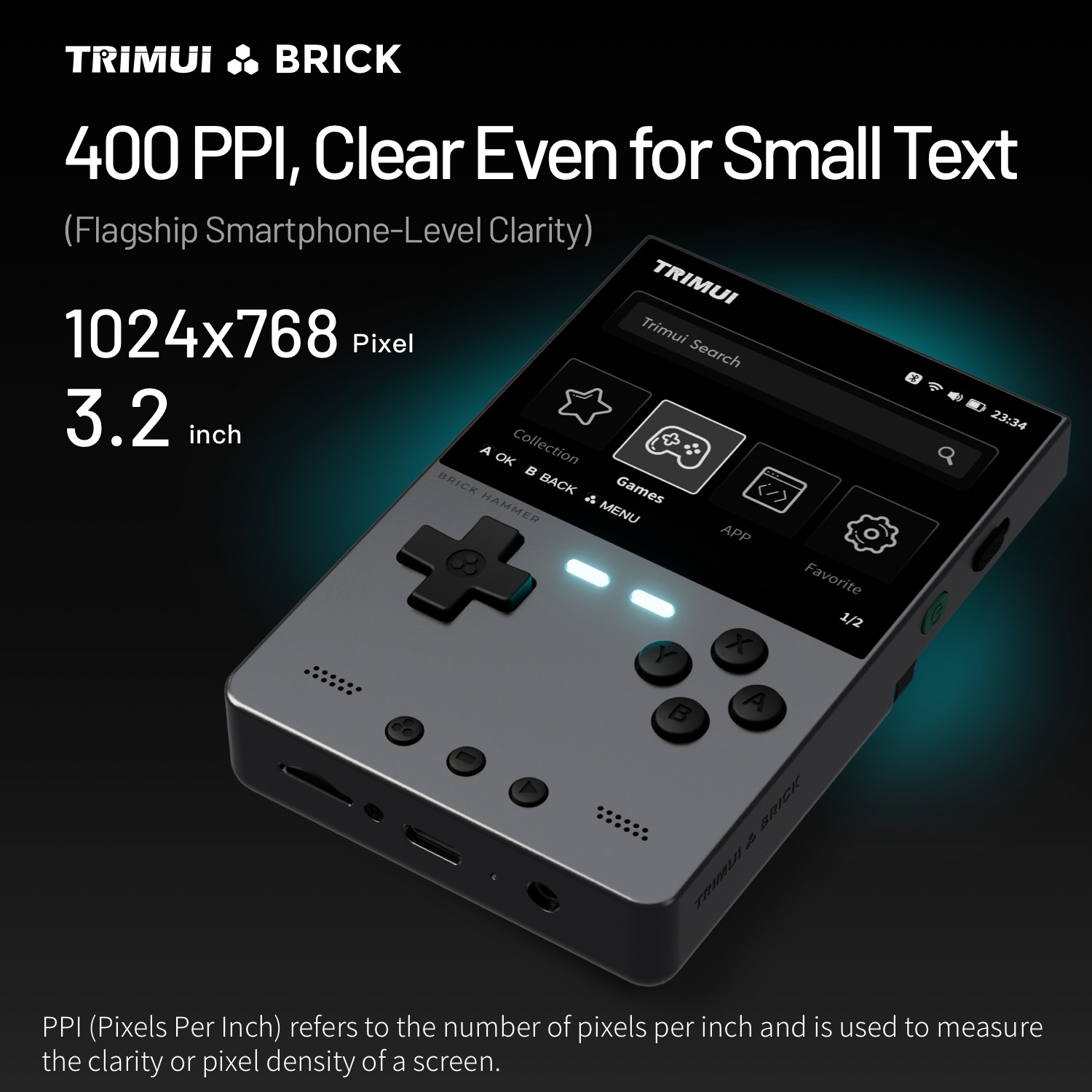 TRIMUI BRICK HAMMER Retro Hand - Gaming Console Linux のレビューと価格