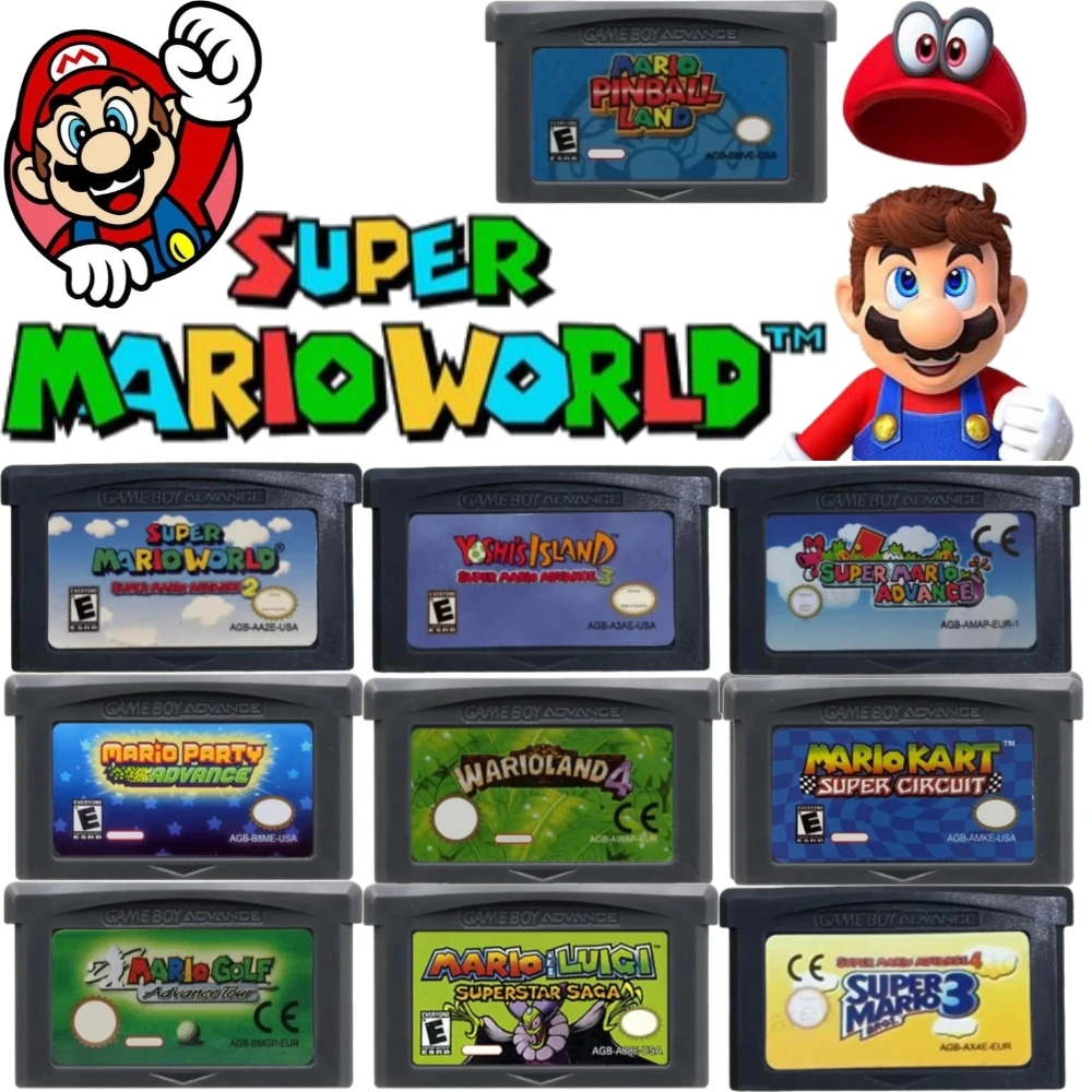 EUR 32 Bit GBA Game Cartridge  - Gaming Console Mario のレビューと価格