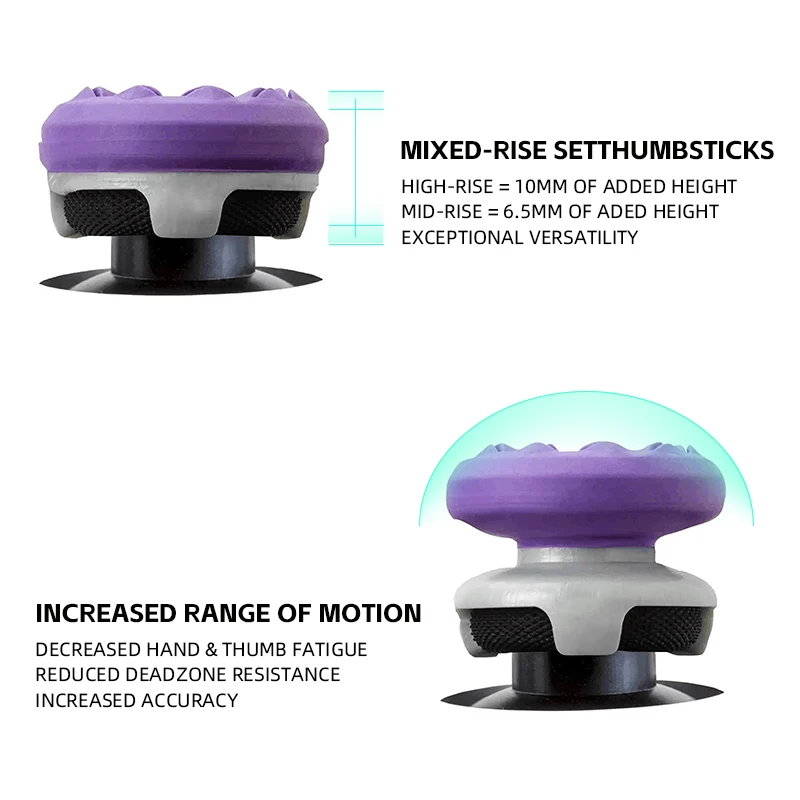 2Pcs Hand Grip Extenders Caps  - Gaming Console Tv Stick のレビューと価格