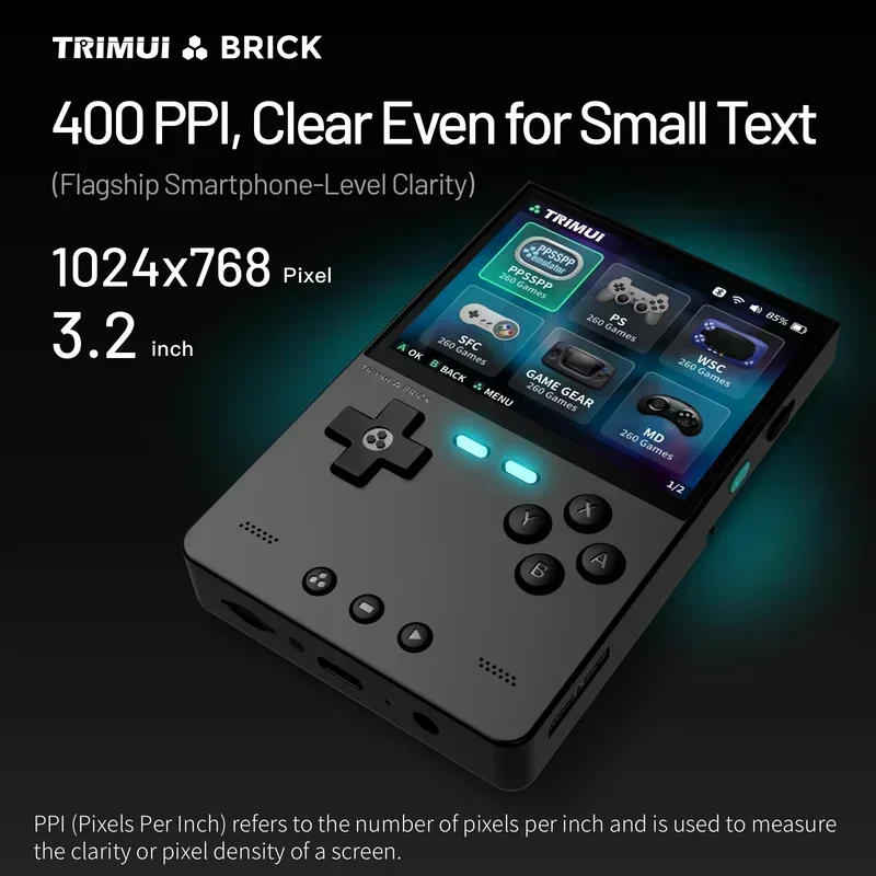 TRIMUI BRICK Retro Handheld Ga - Gaming Console Linux のレビューと価格