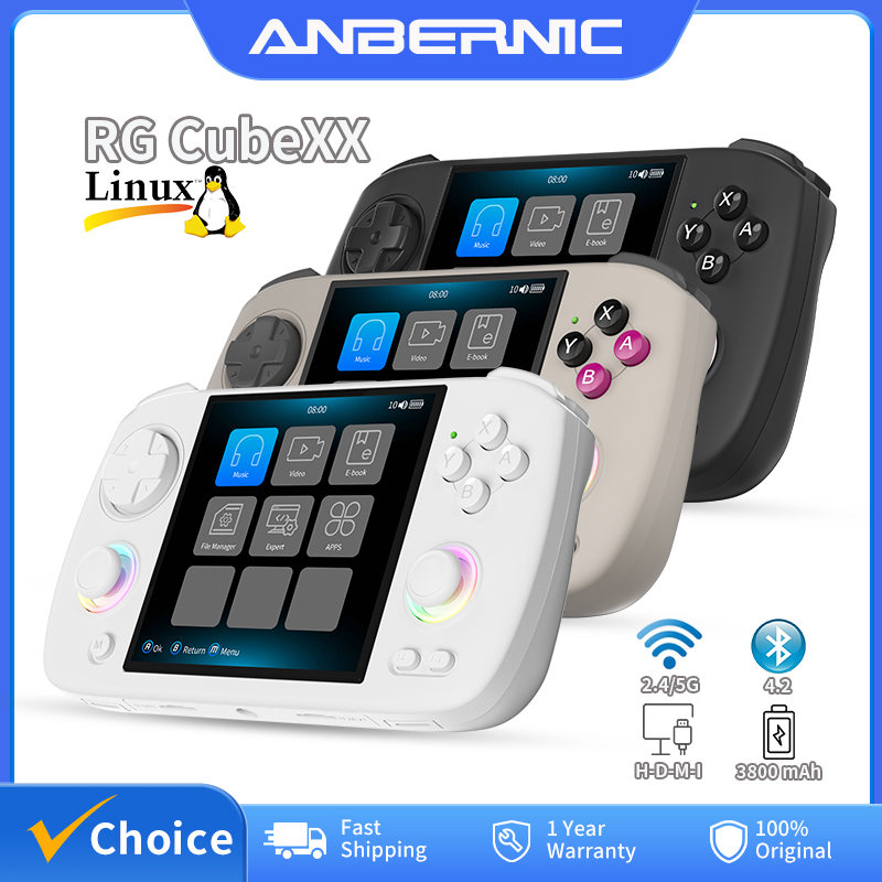 ANBERNIC RG Cubexx Retro Handh - Gaming Console Linux のレビューと価格