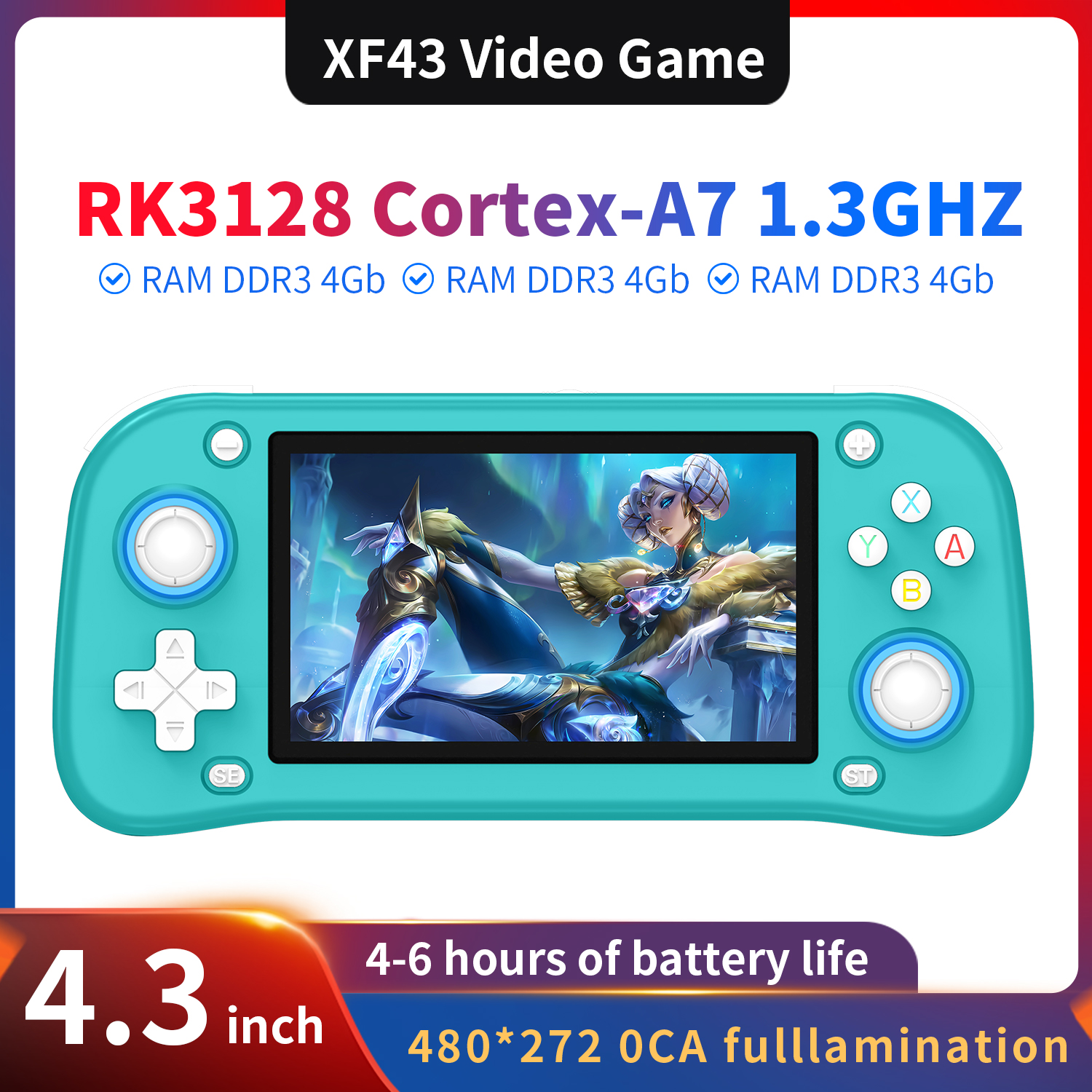 AISLPC XF43 4.3 inch Retro Han - Gaming Console 5 Year Old のレビューと価格