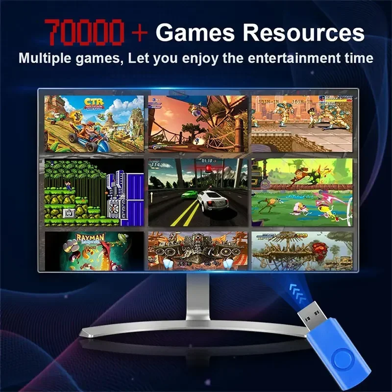 Retro Gaming Console 70000+ Ga - Gaming Console In Chinese のレビューと価格