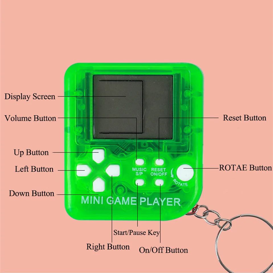 Retro Mini Handheld Game Playe - Gaming Console 5 Year Old のレビューと価格