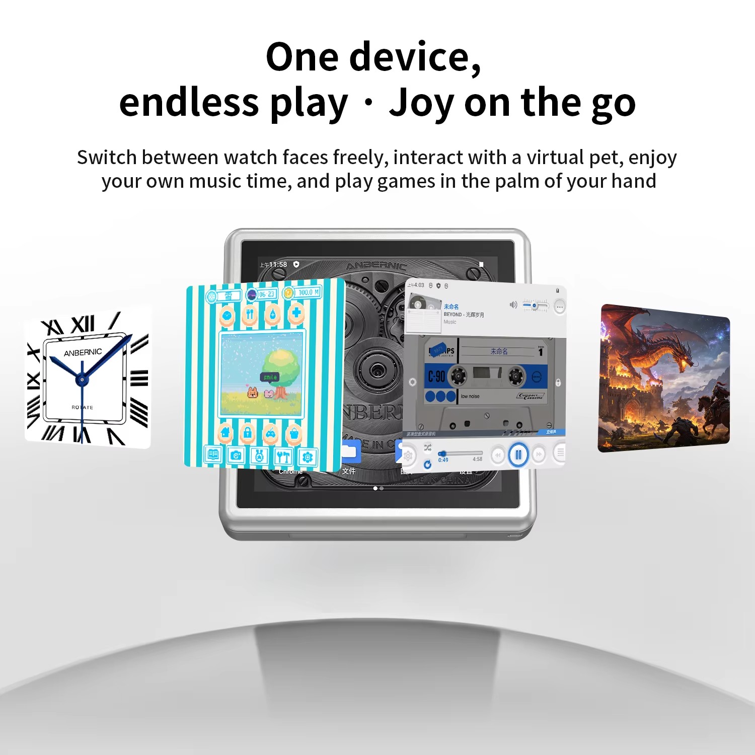 ANBERNIC RG Rotate Android Han - Gaming Console 5 Year Old のレビューと価格